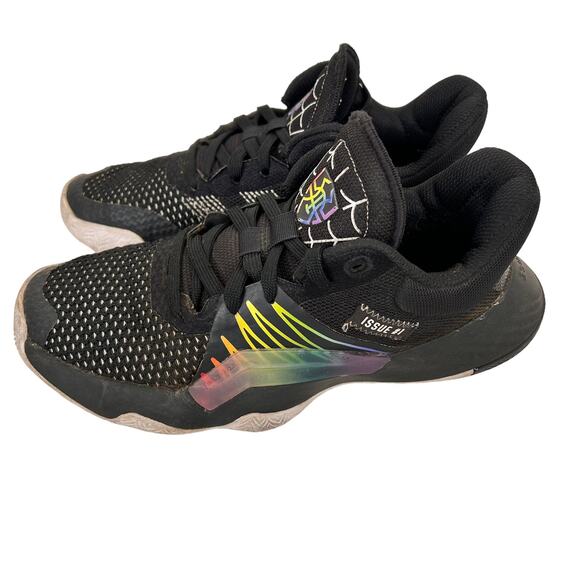 Adidas D.O.N. Issue 1 Spiderman Black Sneakers Sz 5 Youth - Picture 3 of 9